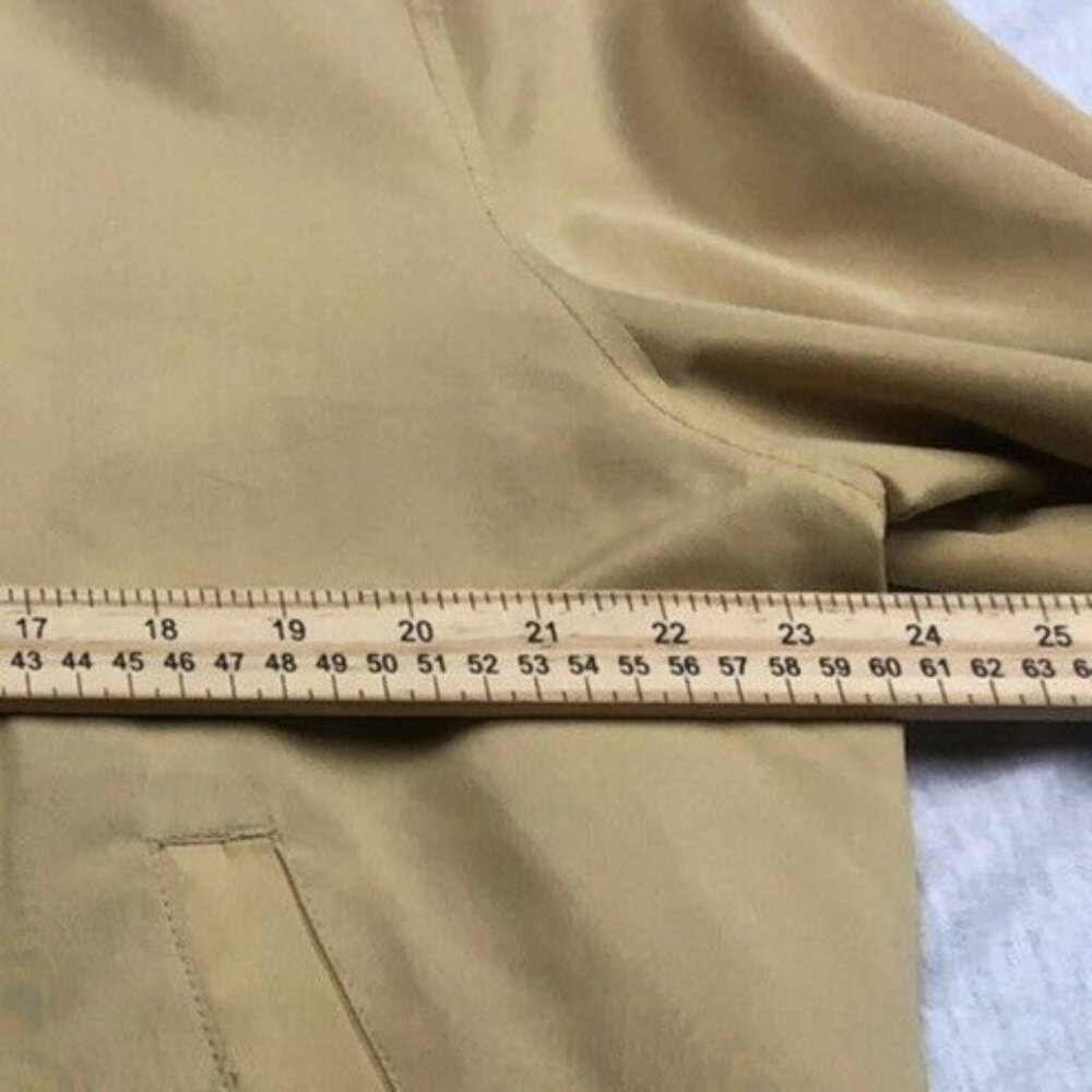 Pierre Cardin Logo Sweater Jacket Full Zipper cream color Size Small Pockets - Picture 6 of 8